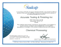 Nadcap® Chemical Processing